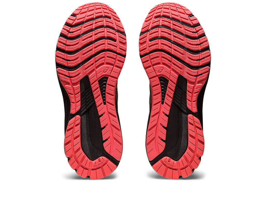 Asics Women GT-1000 11 Running Shoes In Gtx Black/Papaya