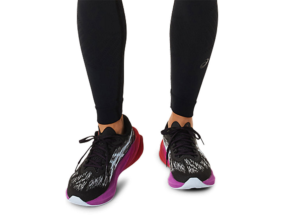 Asics Women's Novablast 3 Running Shoes in Black/Soft Sky