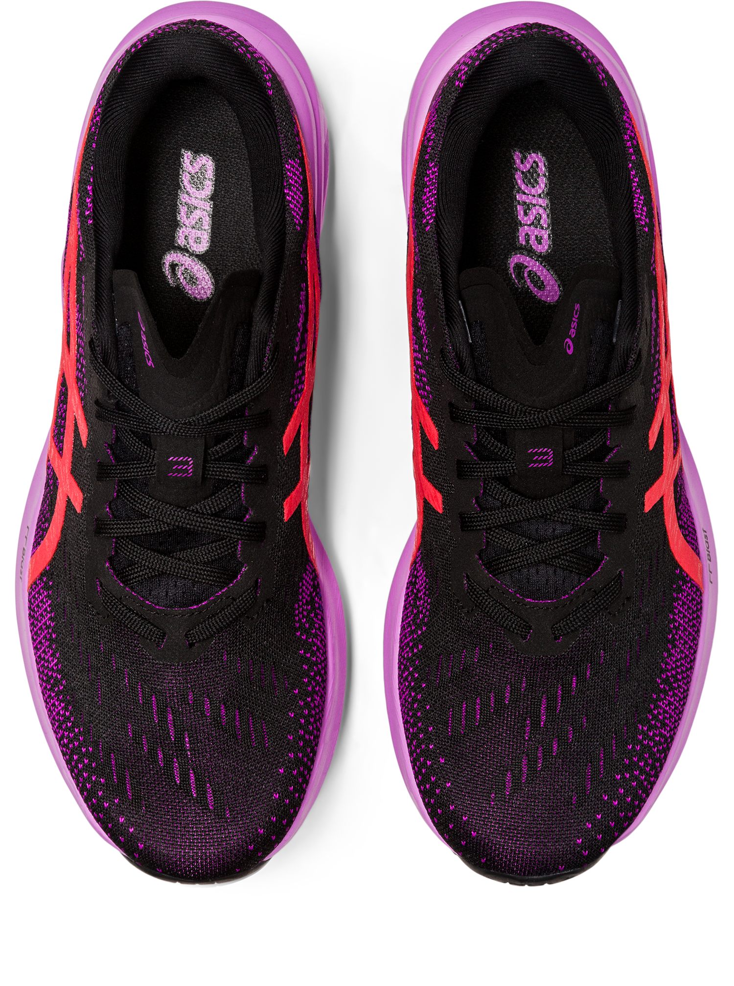 Asics Women's Dynablast 3 Running Shoes in Black/Red Alert