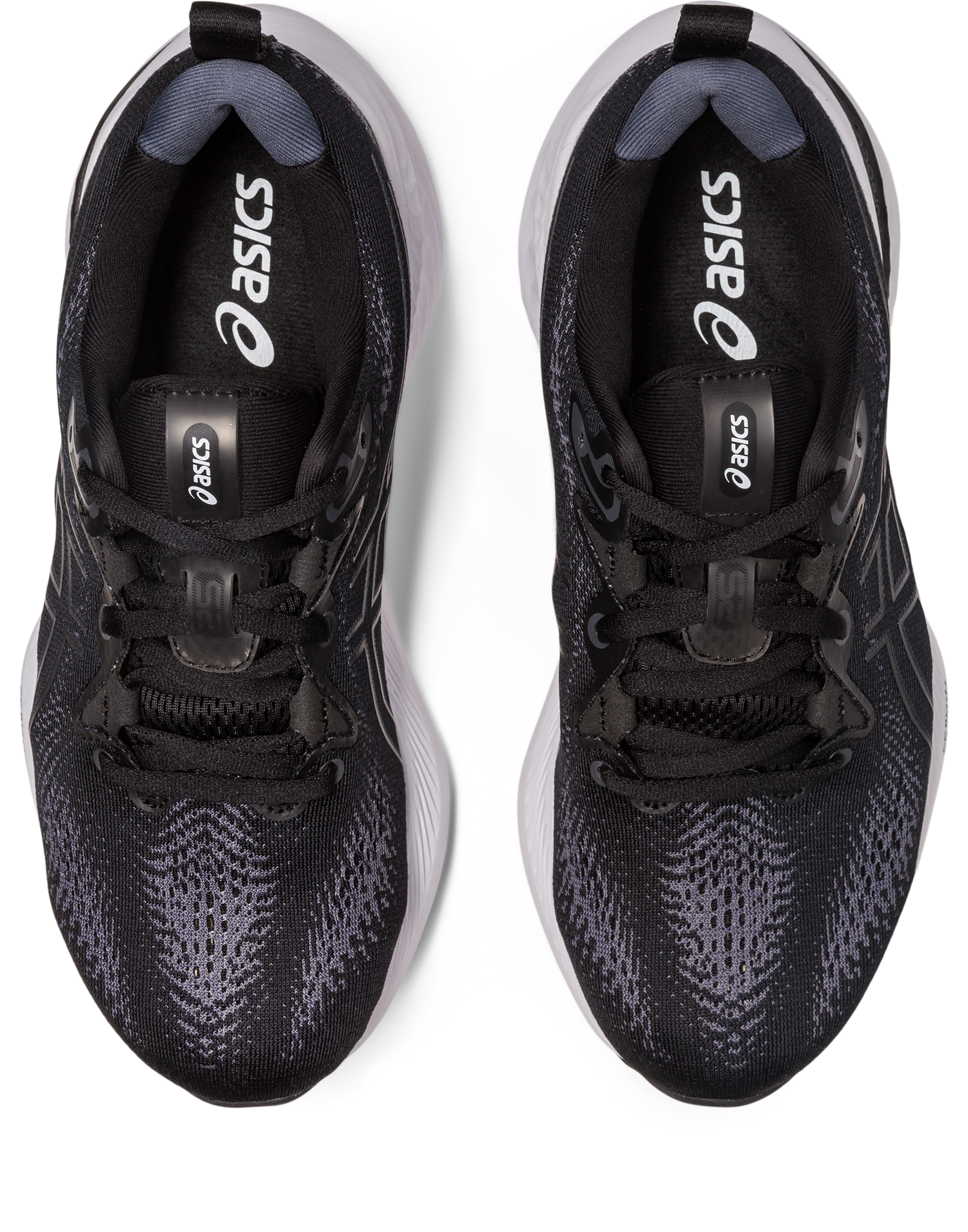 Asics Women's Gel-Cumulus 25 Wide (D) Running Shoes in Black/White