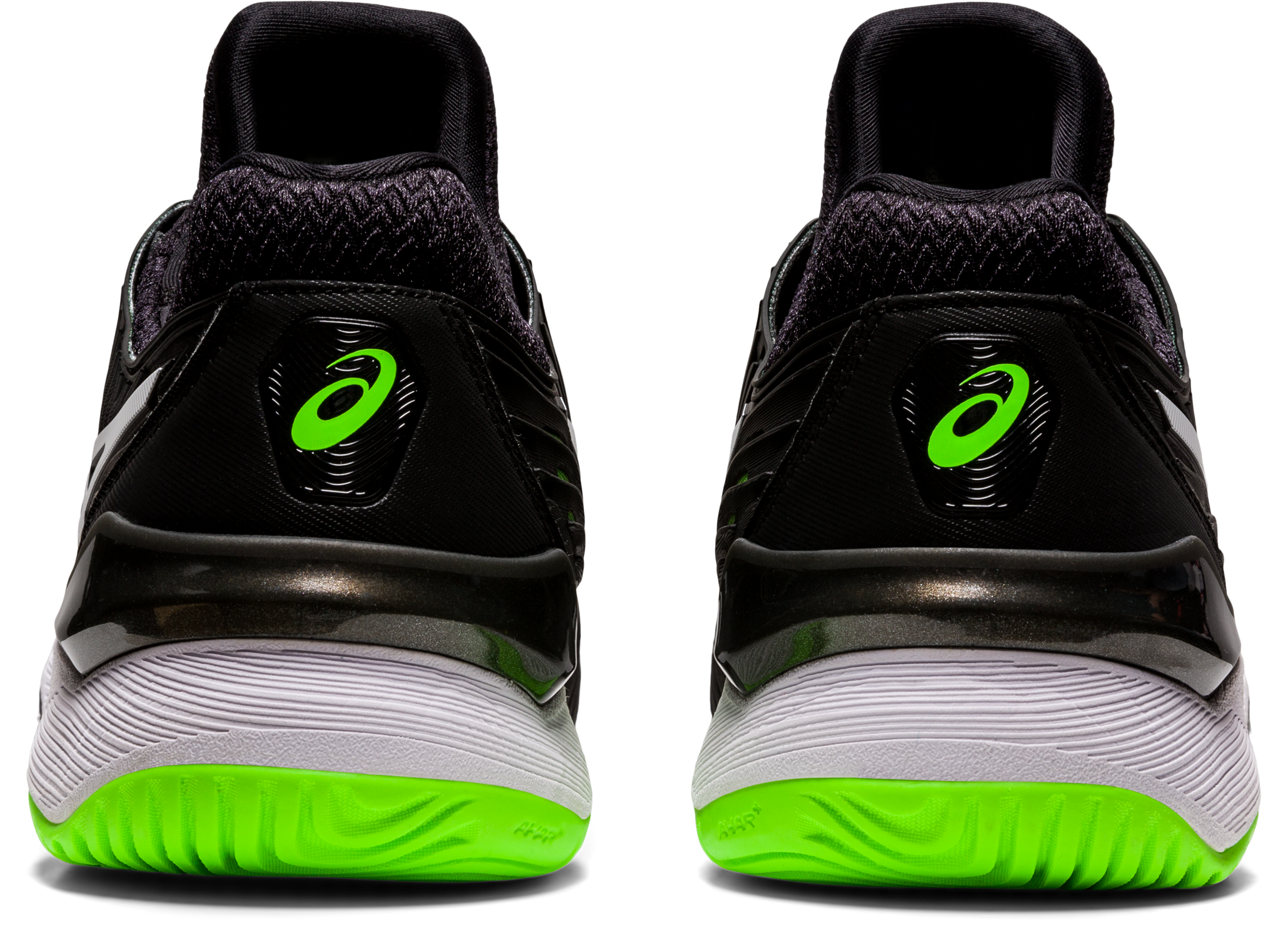Asics Men's COURT FF 2 Tennis Shoes in Black/Green Gecko