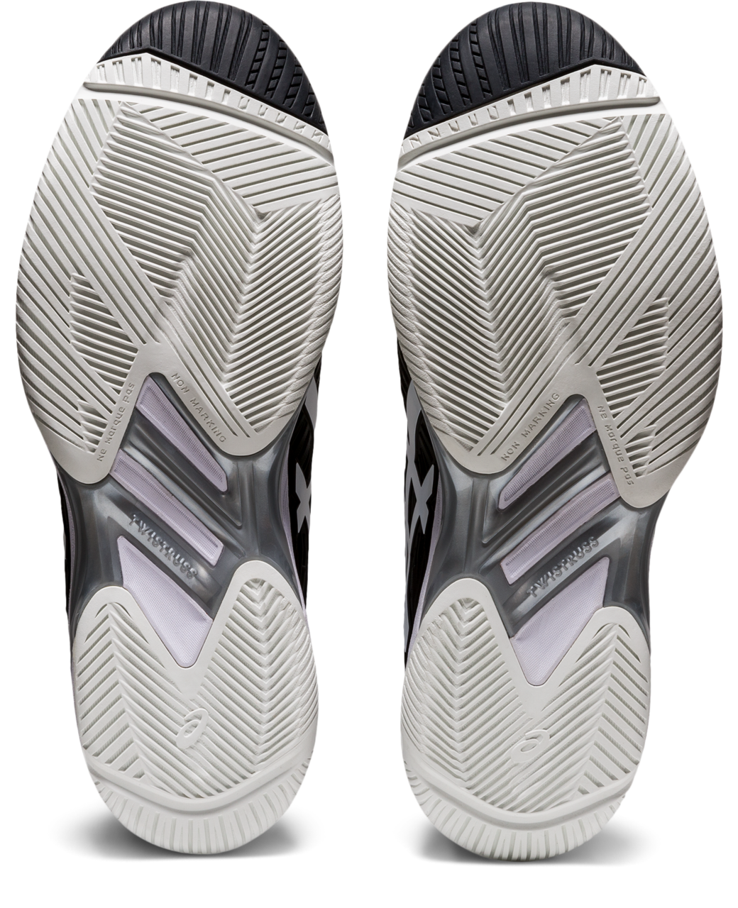 Asics Men's Solution Speed FF 2 Tennis Shoes In Black/White