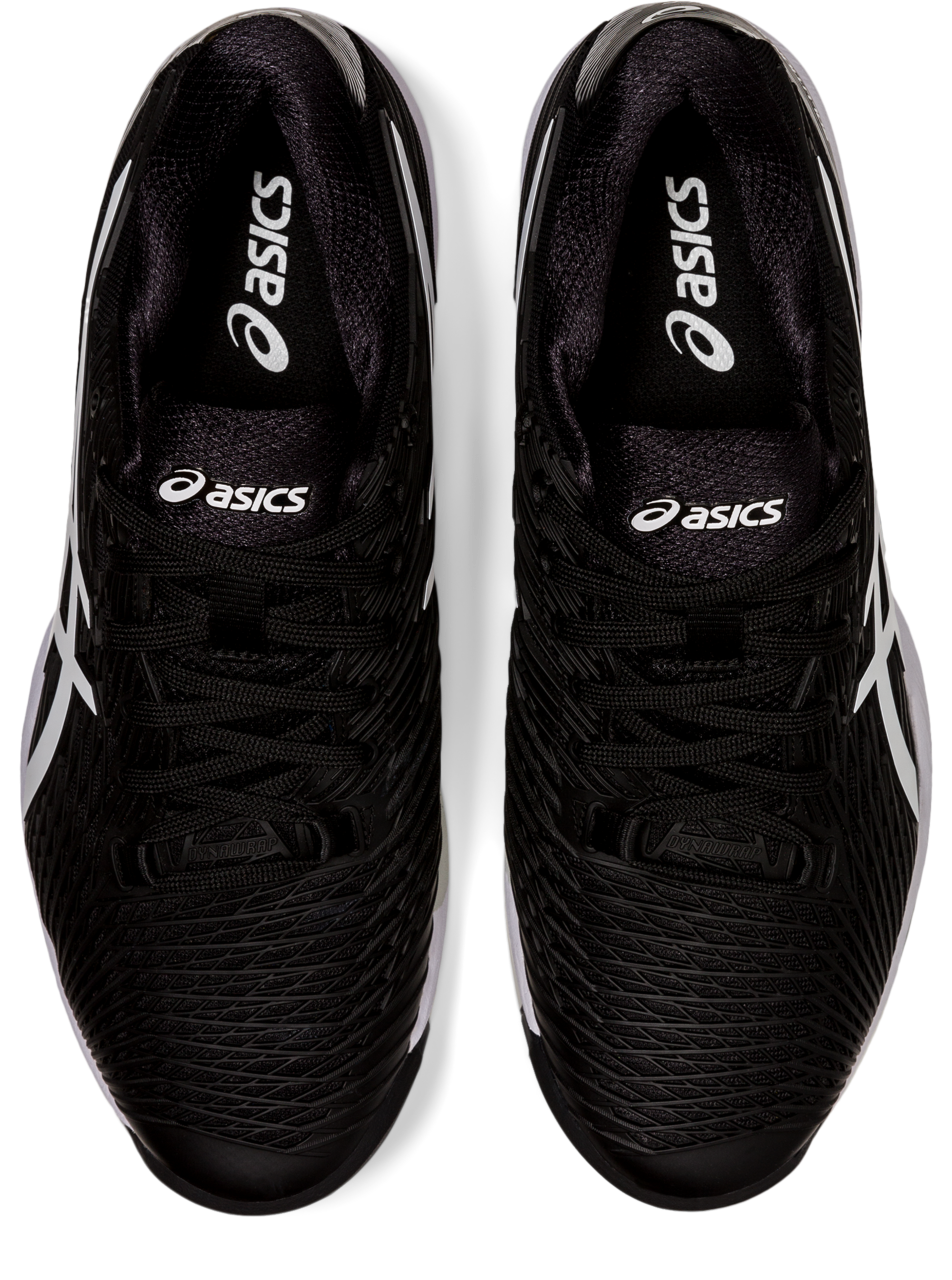 Asics Men's Solution Speed FF 2 Tennis Shoes In Black/White