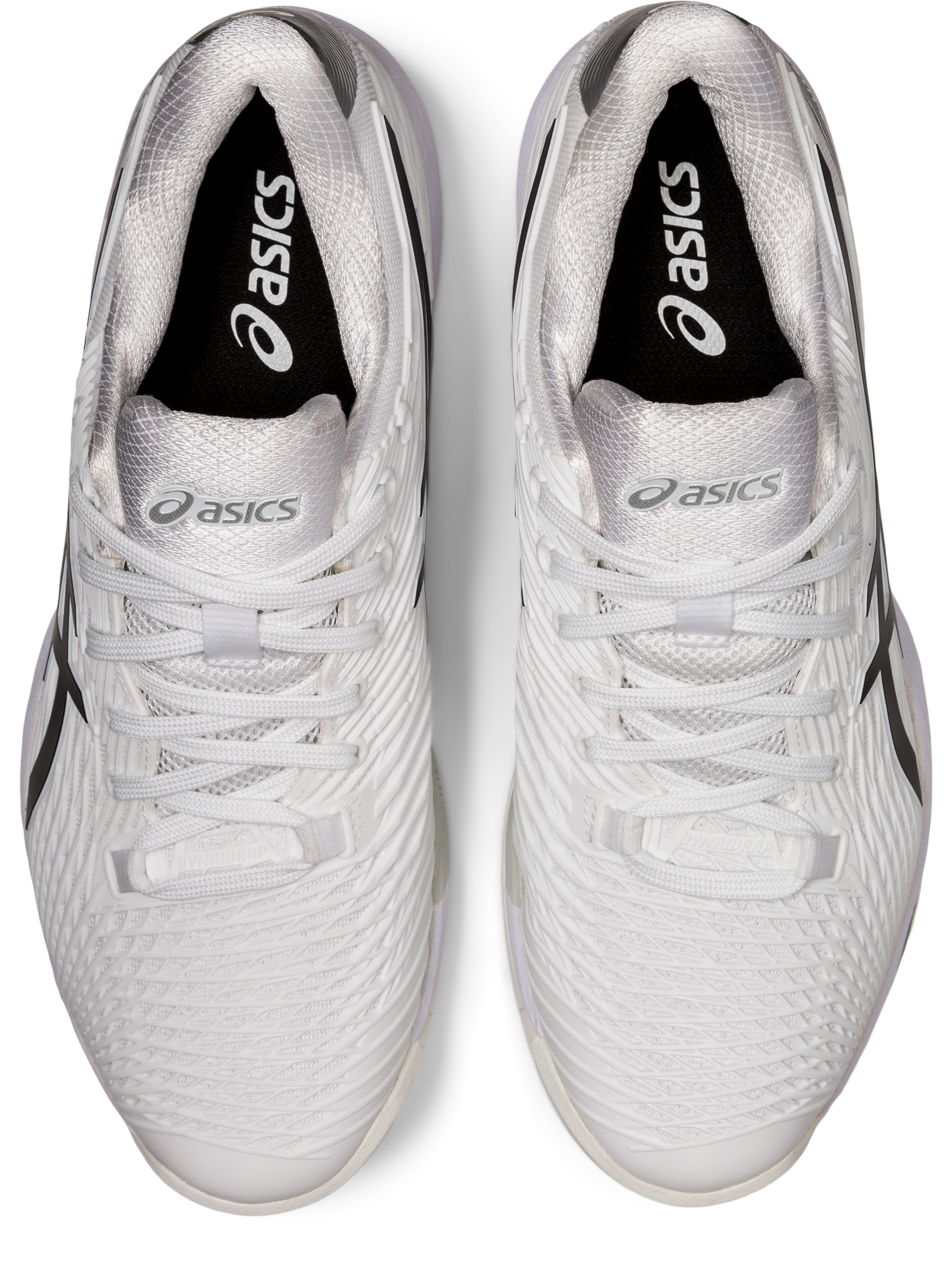 Asics Men's Solution Speed FF 2 Tennis Shoes In White/Black