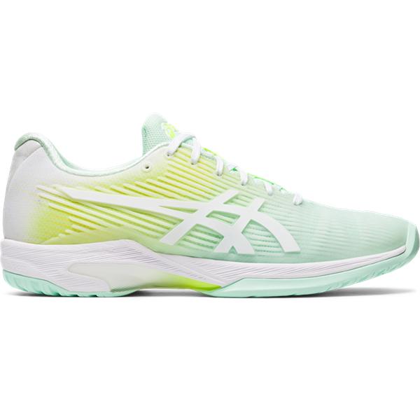 Asics Women's Solution Speed FF L.E. Tennis Shoes in Mint Tint/White