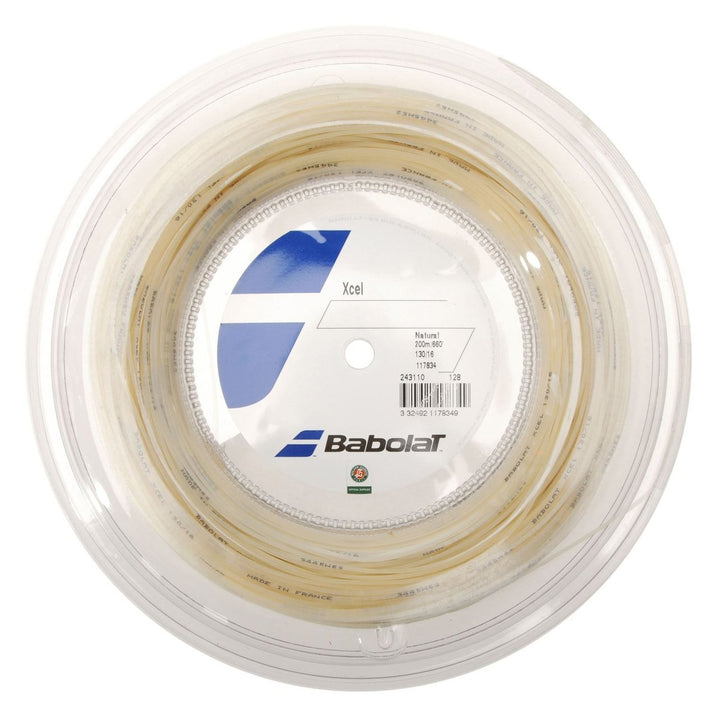 Babolat Xcel 16 Tennis String Reel in Natural - atr-sports