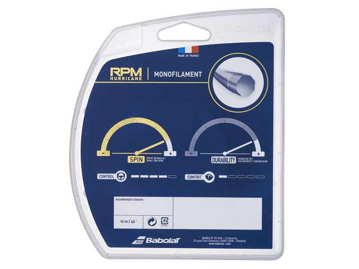 Babolat RPM HURRICANE 17 Tennis String - String - Babolat - ATR Sports