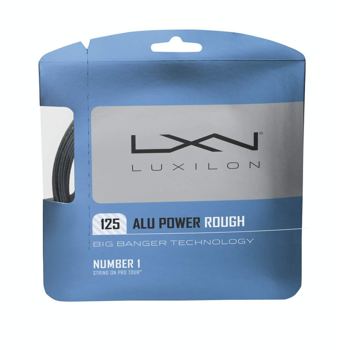 Wilson Luxilon Alu Power Rough 125 Silver Tennis String Set - atr-sports