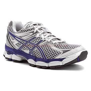 Asics Women's  Gel-Cumulus 14 width D Running Shoes in Lightning/Purple/Silver - atr-sports