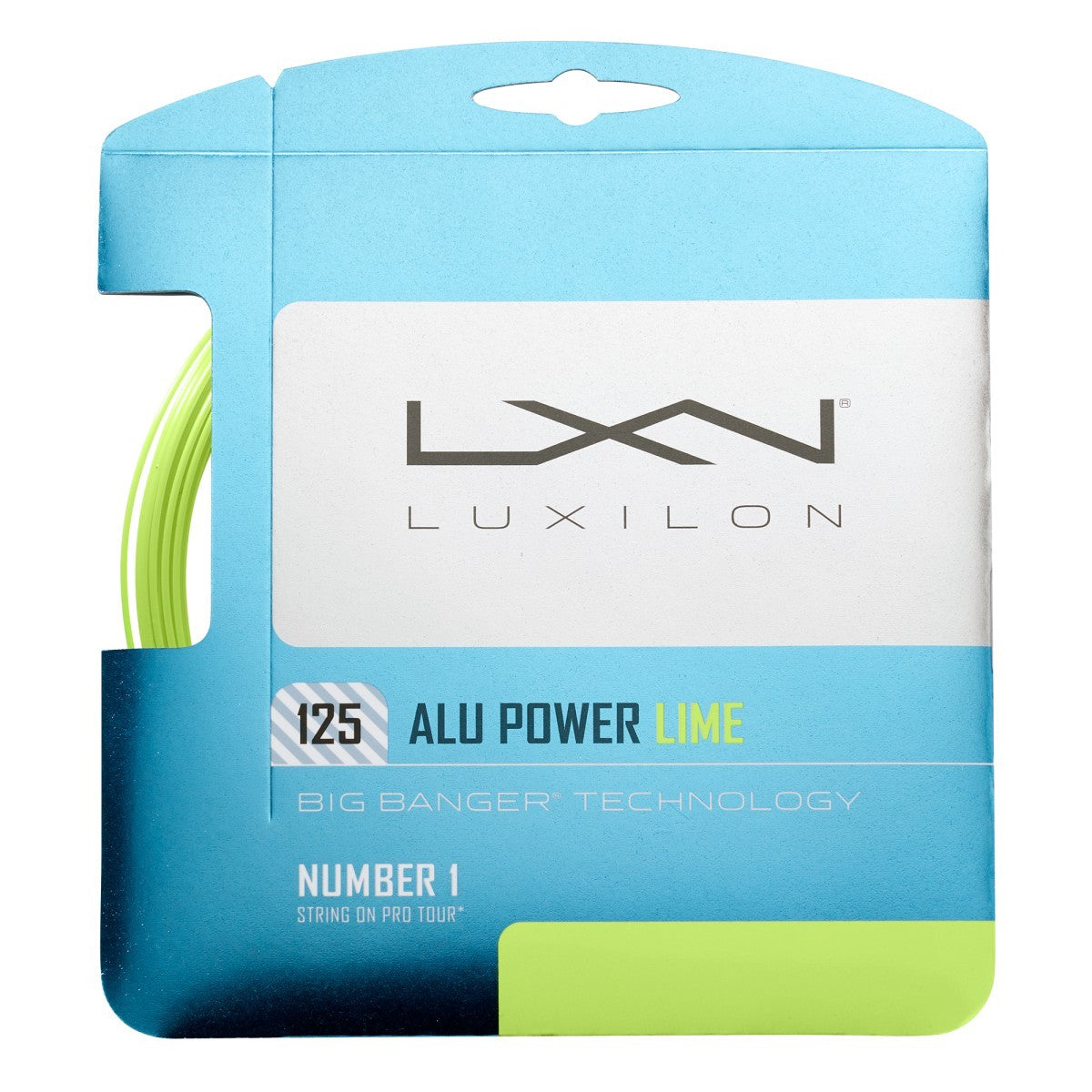 Wilson Luxilon Alu Power 125 Lime Tennis String - atr-sports
