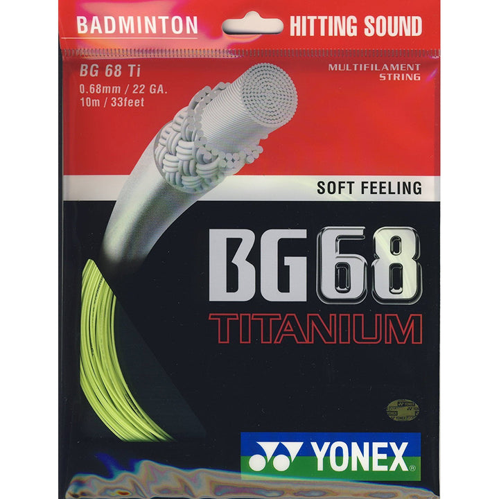 Yonex BG68 TI Badminton String - atr-sports