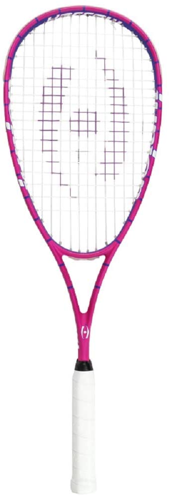 Harrow Junior Squash Tennis Racquet with 1/2 Cover-Pink/Purple