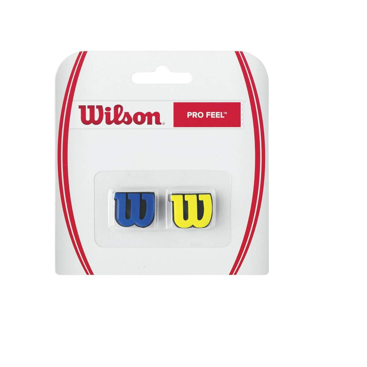 Wilson Pro Feel Racquet Blue Yellow Dampener - atr-sports