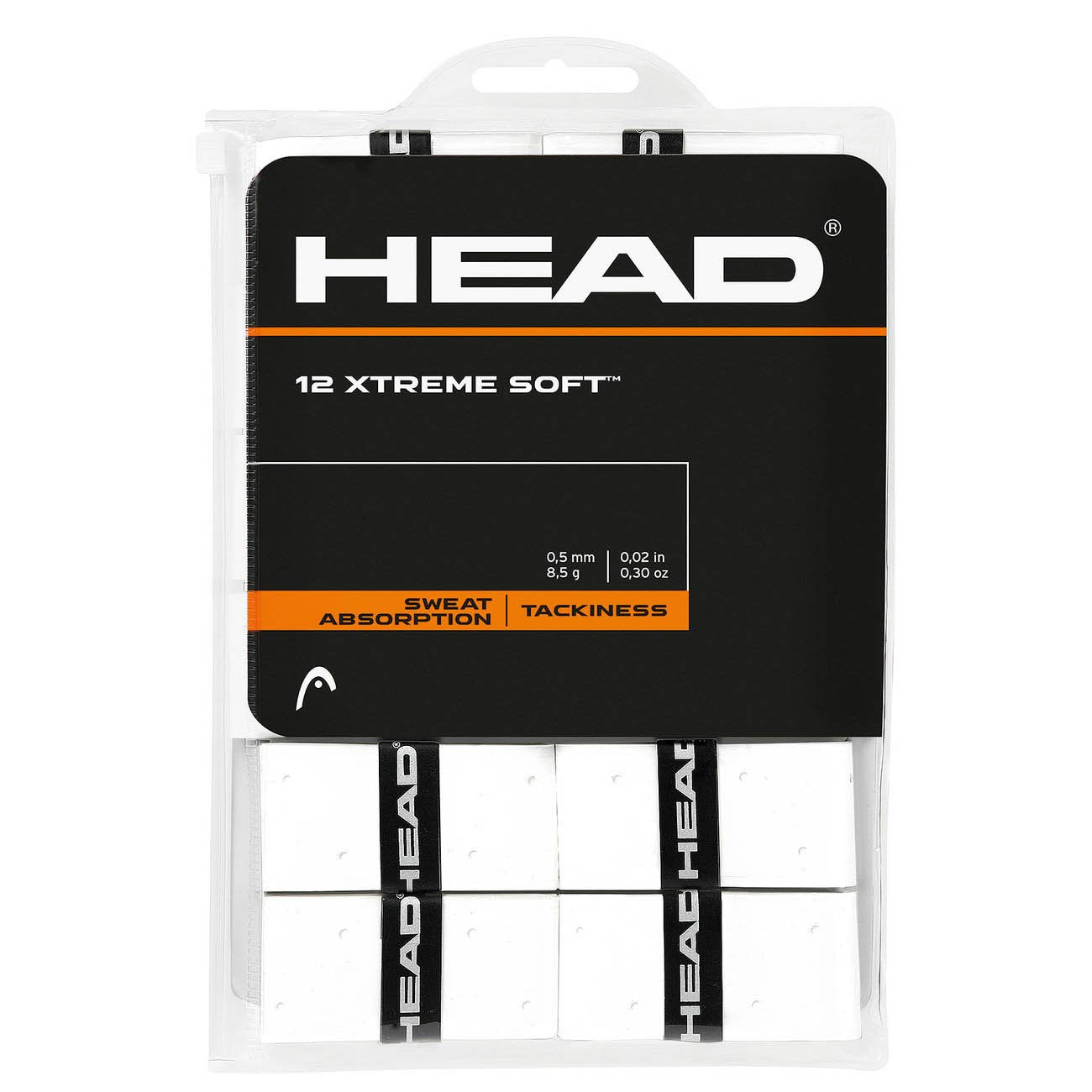 Head XTREME Soft Overgrips - 12 pack (White) - atr-sports