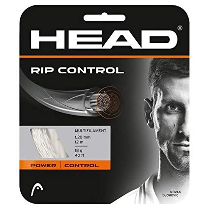 Head Rip Control 17 Tennis String in White - atr-sports