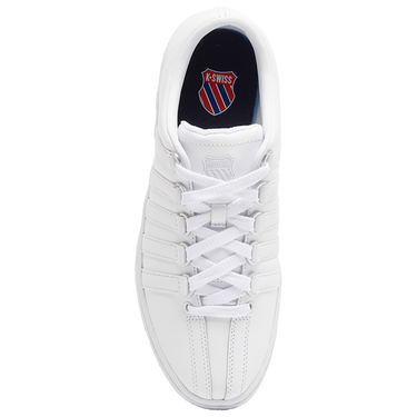 K-Swiss Men's Classic LX Court Shoes in White/White