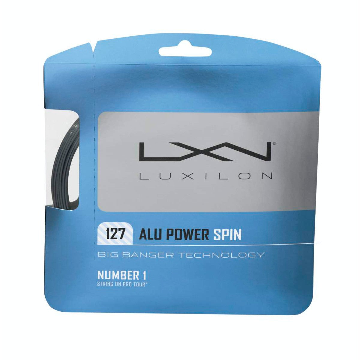 Wilson Luxilon Alu Power 127 Spin Silver Tennis String Set - atr-sports