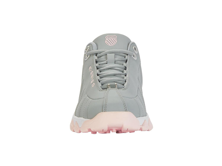 K-Swiss Women's ST329 CMF Court Shoes in Neutral Gray/Heavenly Pink
