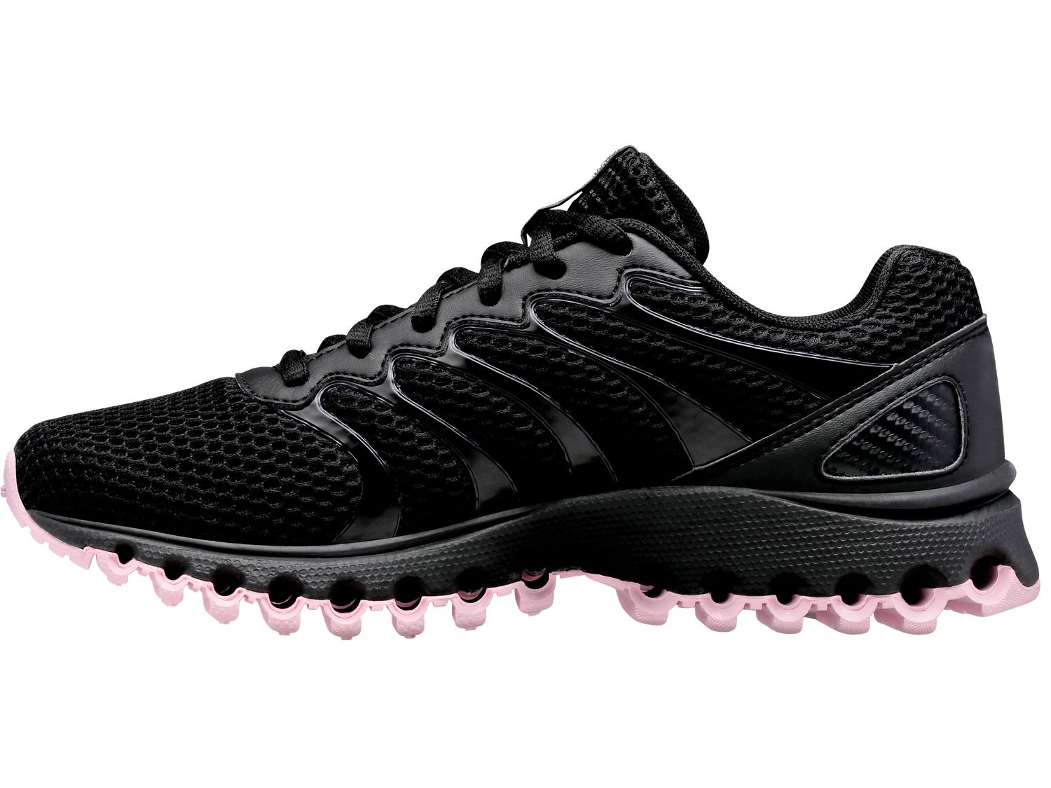 K-Swiss Women's Tubes 200 Active Shoes in Black/Cherry Blossom
