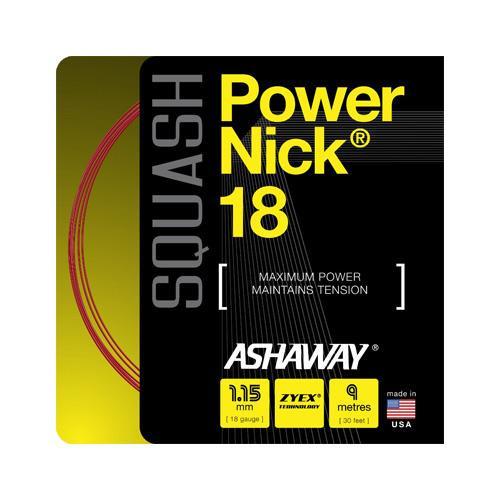 Ashaway Powernick 18 Squash String Set - Red
