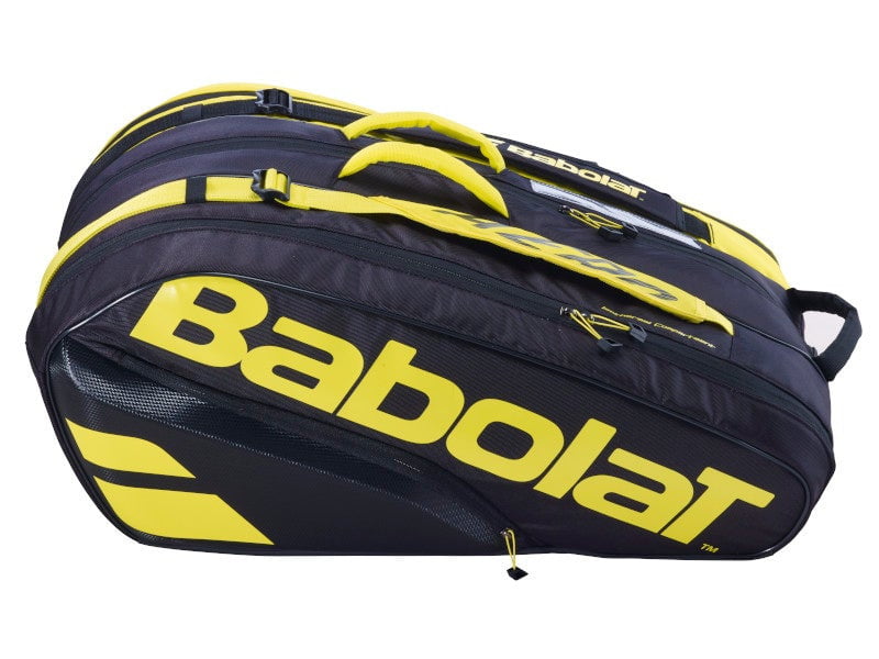 Babolat Pure Aero 12 Raquet Bag Black/Yellow - Bag - Babolat - ATR Sports