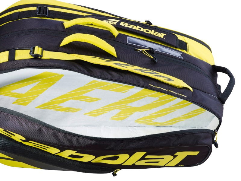 Babolat Pure Aero 12 Raquet Bag Black/Yellow - Bag - Babolat - ATR Sports