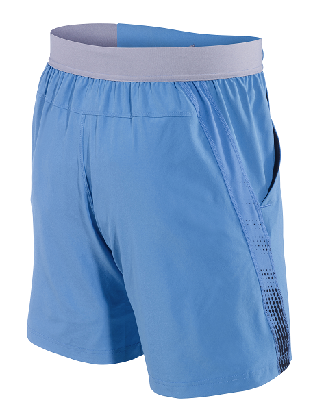 Babolat Men's Performance 7" Tennis Short (Light Blue)