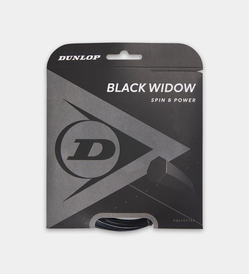 Dunlop Black Widow 16 G Polyester Tennis String (Black) - String - Dunlop - ATR Sports