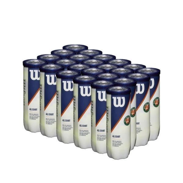 Wilson Roland Garros All Court Tennis Ball Case - 24 Cans - Tennis Ball - Wilson - ATR Sports