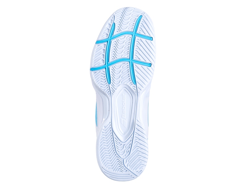 Babolat SFX 3 Women's Tennis Shoe In White/Blue
