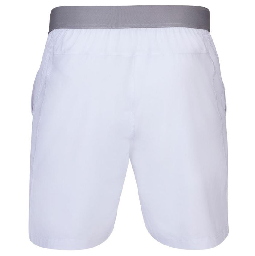 Shop Babolat Men's Compete 7 Inch Tennis Short (White) | ATR Sports