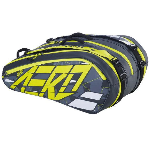 Babolat Pure Aero 6 Racquet Bag 2023 Black/Yellow