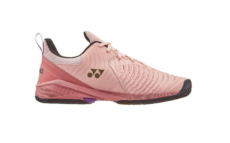 Yonex Power Cushion Sonicage 3 Women's Tennis Shoes in Pink/Beige