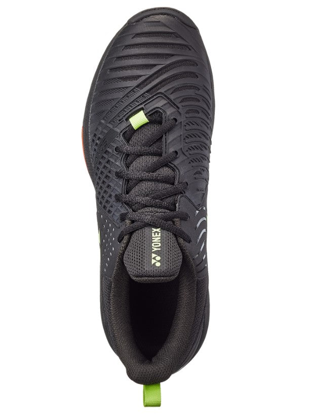 Yonex Power Cushion Sonicage 3 Men's Tennis Shoe in Black/Lime