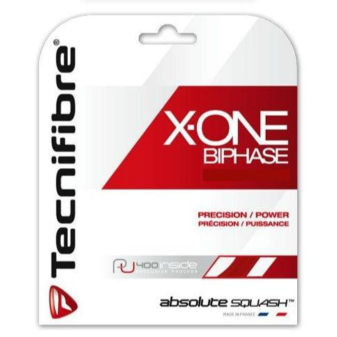 Tecnifibre X-One Biphase 18 Squash String - Red - String - Tecnifibre - ATR Sports