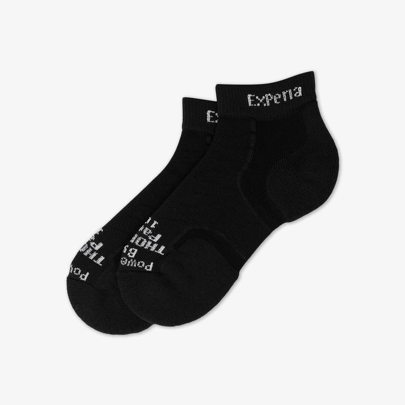Thorlos Experia TECHFIT Light Cushion Ankle Sock (Black)