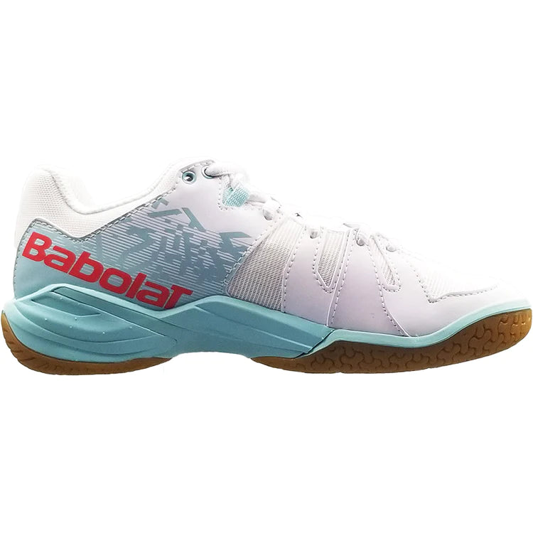 Babolat Shadow Spirit Indoor Court Women's Shoes In White / Blue