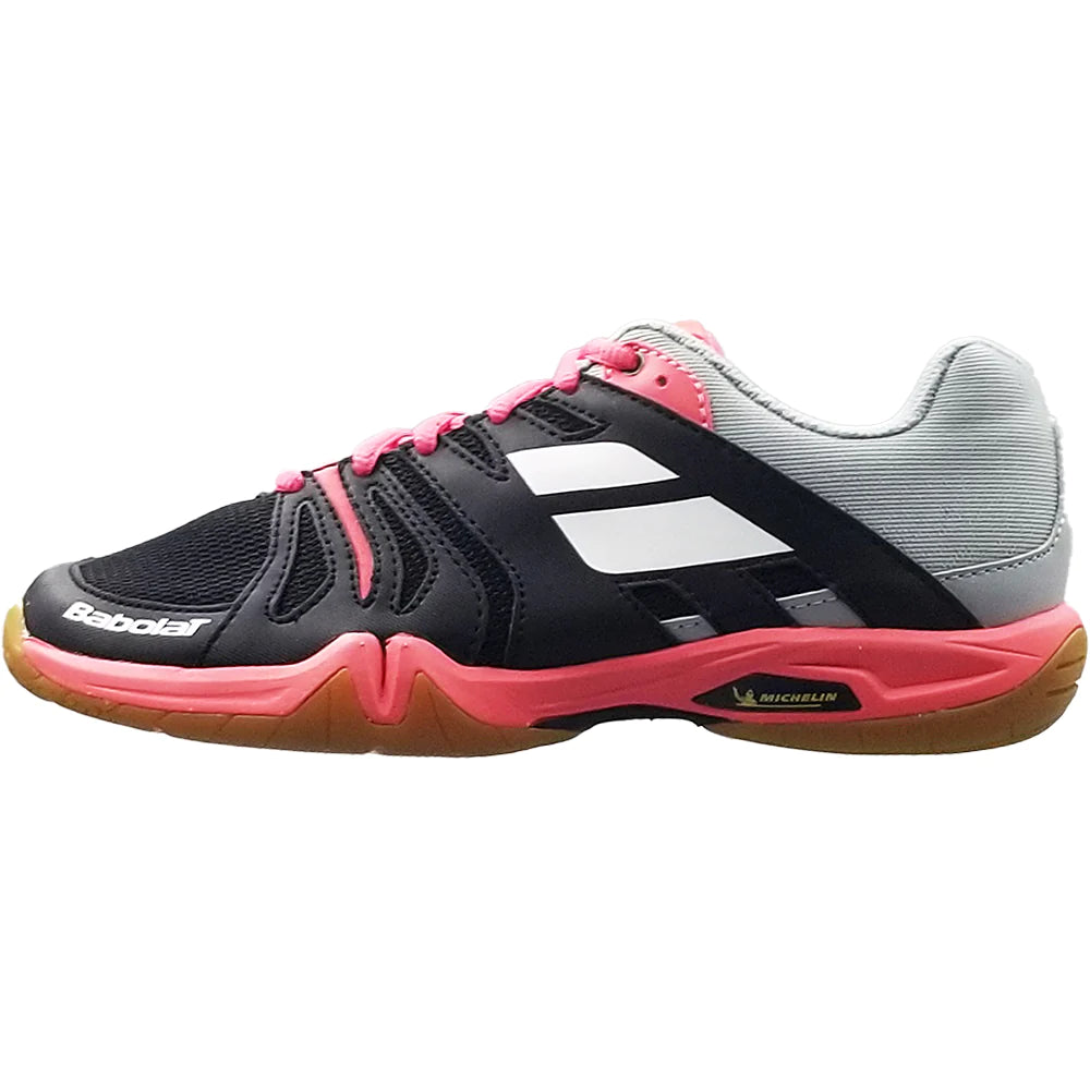 Babolat Shadow Team Indoor Court Women's Shoes In Black / Pink