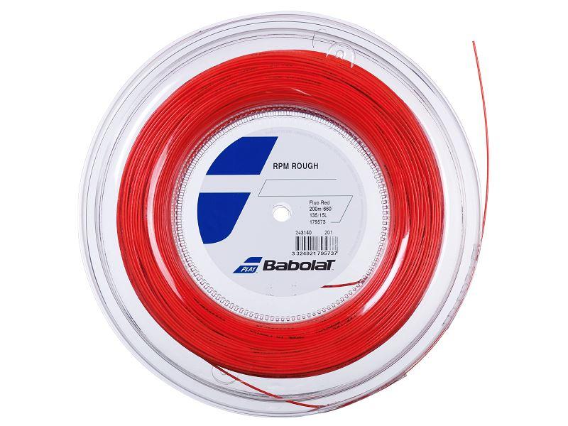 Babolat RPM Rough 17 Tennis String Reel in Fluo Red