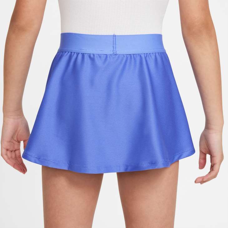 Nike Girl's Court Dri-Fit Victory Flouncy Skirt (Sapphire/White)