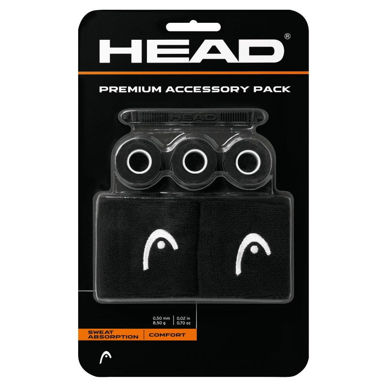 Head Premium Accessory Pack - Dampener, Grips, Wrist Bands - atr-sports