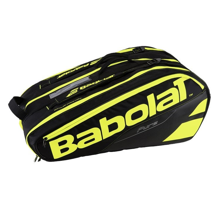 Babolat RH X 12 Pure Racquet Bag in Black/Fluo Yellow - atr-sports