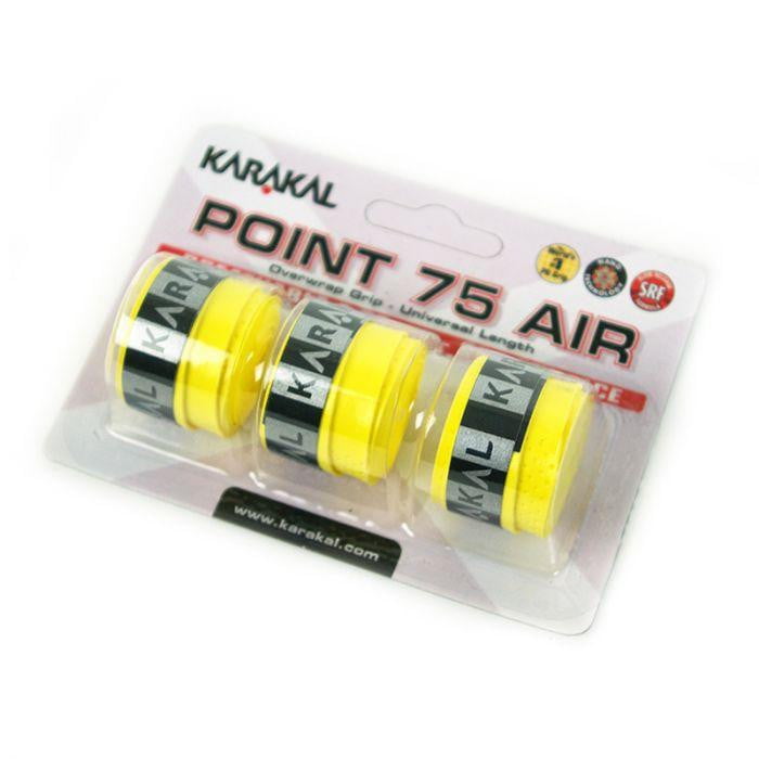 Karakal Point 75 Air Overwrap Grip 3 Pack - Various Colours - Overgrip - Karakal - ATR Sports