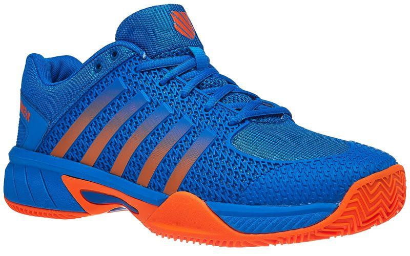 K-SWISS KID'S HYPERCOURT EXPRESS in (Brilliant Blue/Neon Orange) - Tennis Shoes - K-SWISS - ATR Sports