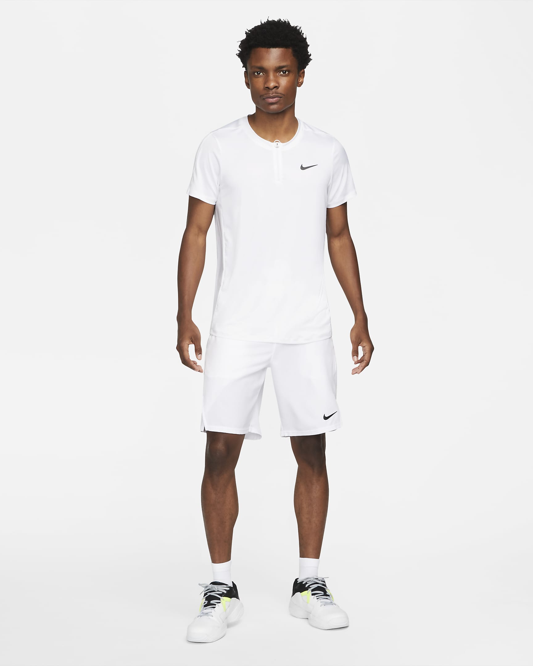 Nike Men's Court Dri-FIT Advantage Polo (White)