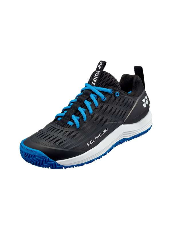YONEX MEN'S POWER CUSHION ECLIPSION 3 TENNIS SHOES 2021 in Black/Blue - Tennis Shoes - Yonex - ATR Sports