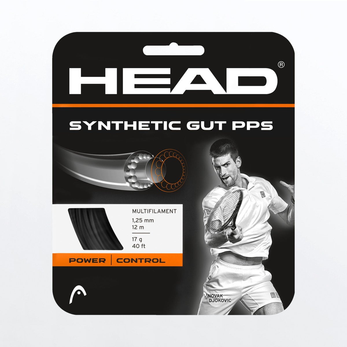 Head Synthetic 16 Gut PPS (Black) - String - Head - ATR Sports
