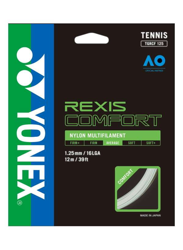 REXIS COMFORT 125 Tennis Strings (Cool White) - String - Yonex - ATR Sports