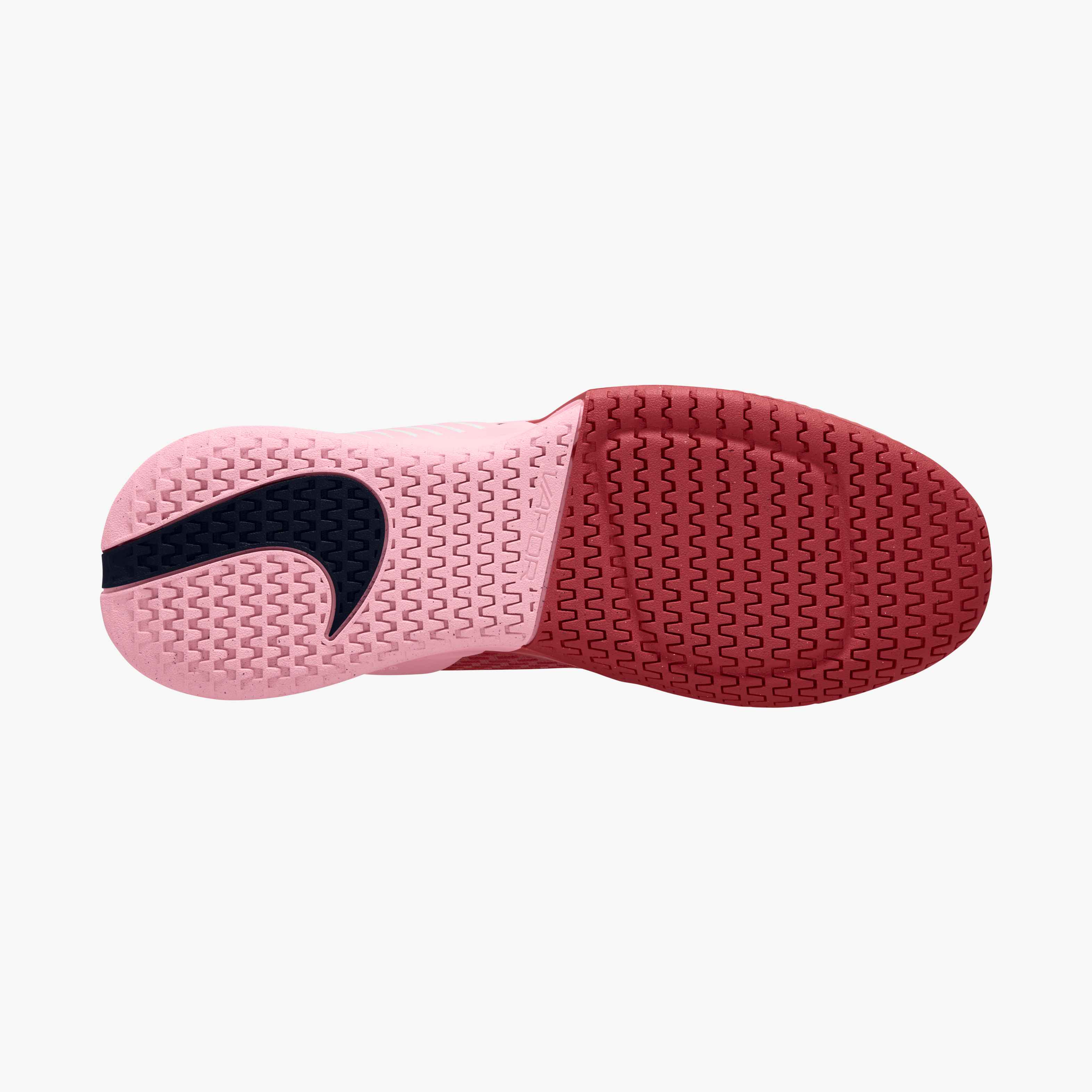 Nike Women's Air Zoom Vapor Pro 2 in Adobe/Obsidian-Med Soft Pink-White